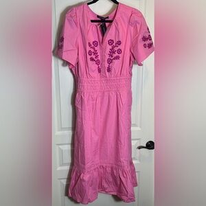 French Connection Dress - Aurora Pink, Size Large